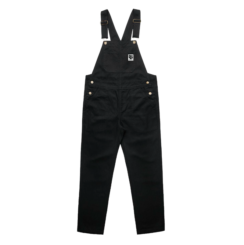 Black overalls with a DOD DIP logo on the chest pocket 