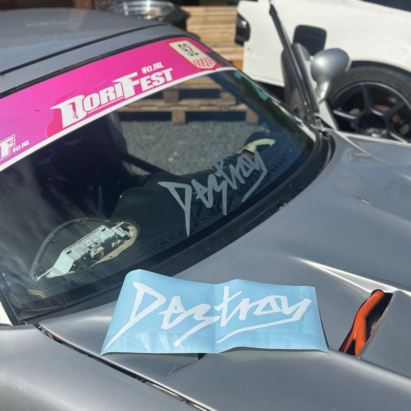 Destroy Or Die 'OG Logo' Car Sticker - THE BIG ONE