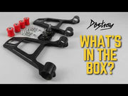 What's in the box video - Mazda Miata Adjustable Front Upper Control Arms | Destroy or Die