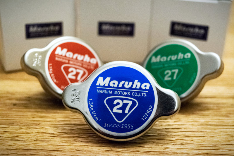 Blue Maruha Radiator Cap