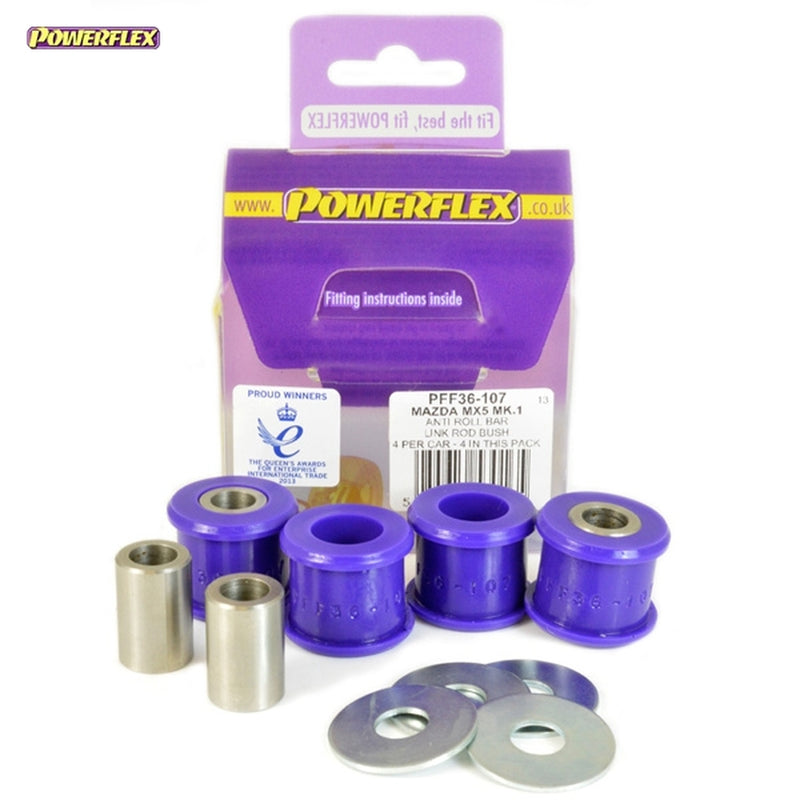 Powerflex Rear Anti Roll Bar Link Rod Bushes - Mazda MX-5, Miata, Eunos Mk1/Mk2 NA/NB (1989-2005) - PFF36-107