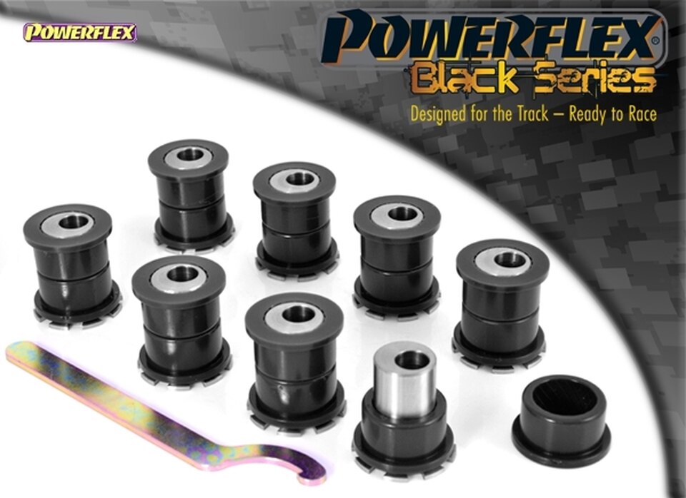 Powerflex Track Rear Upper Arm Bushes - Camber Adjust - 200SX - S13, S14, S14A & S15 - PFR46-204GBLK