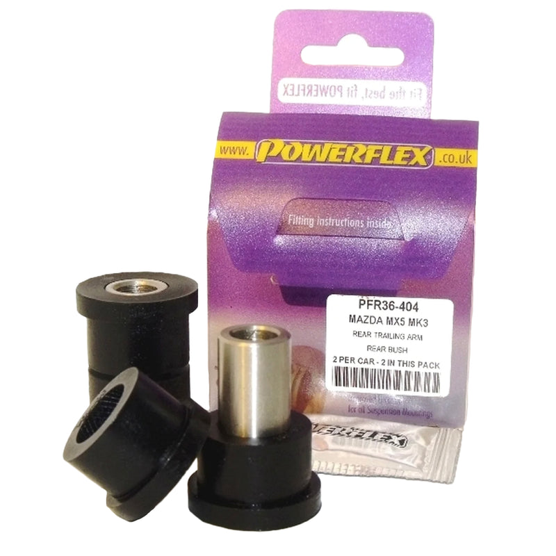 Powerflex Rear Trailing Arm Rear Bushes - MX-5, Miata, Eunos Mk3 NC (2005-2015) - PFR36-404